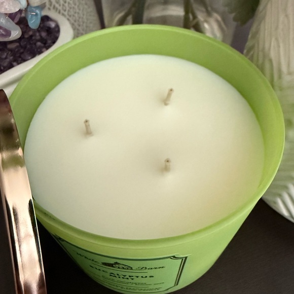🆕🌿 WHITE BARN “EUCALYPTUS MINT” 3-WICK CANDLE. BRAND NEW. SOY WAX BLEND CANDLE. - Picture 3 of 4